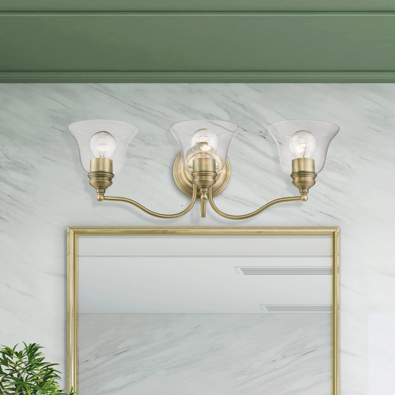 Ellerkamp 3 - Light Dimmable Vanity Light, Antique Brass