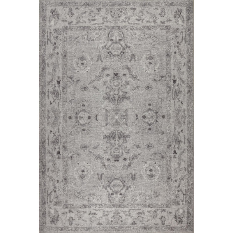 Tapis à motif tissé classique en chenille Lucien, Rectangle 9 pi 11 po x 13 pi 2 po