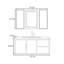 Armoire de salle de bain minimaliste et luxueuse