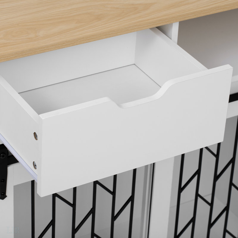Table de bout pour îlot de cuisine 2 en 1 PET FRIENDLY