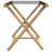 Vidaxl Folding Luggage Rack 24.4"X16.5"X19.9" Bamboo
