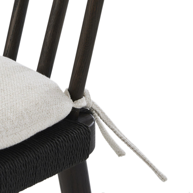 Kershaw Upholstered Stool with Solid Wood Frame