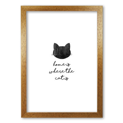 Home Is Where The Cat Is - Print