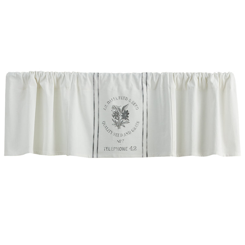 Cotton Tailored Window Valance