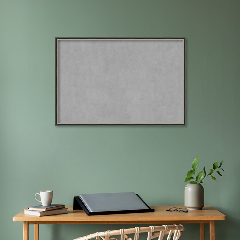 Tableau magnétique magnétique en métal, 25" H x 37" W