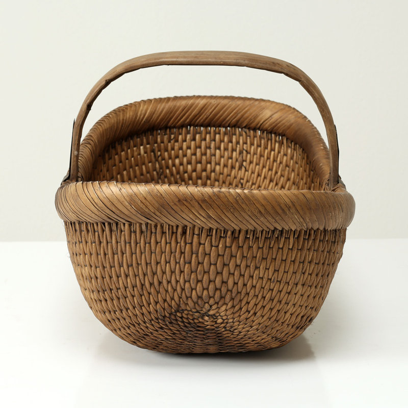 Hand Woven Wicker Decorative Basket