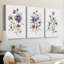 Variété de couleurs I - Toile tendue avec châssis sur mesure - 3 pièces-1760462648