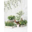 2 topiaires d'eucalyptus artificiels dans un pot