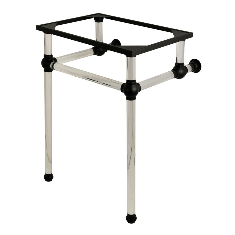 Kingston Brass Templeton Acrylic Console Sink Legs, Matte Black