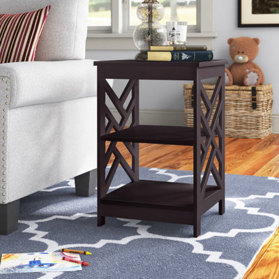 Table de bout avec rangement Hartin