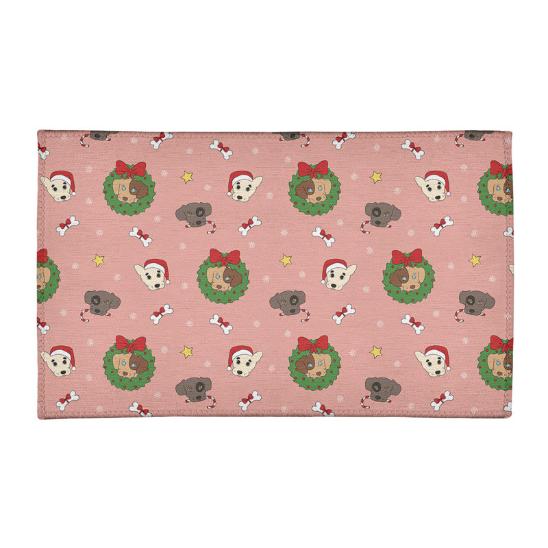 Tapis rouge/vert/gris zone fait main, Rectangle 4 pi x 6 pi