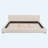 King Size Upholstered Bed Frame In Stylish Beige, Modern Platform Bed Design-18549762-18549766