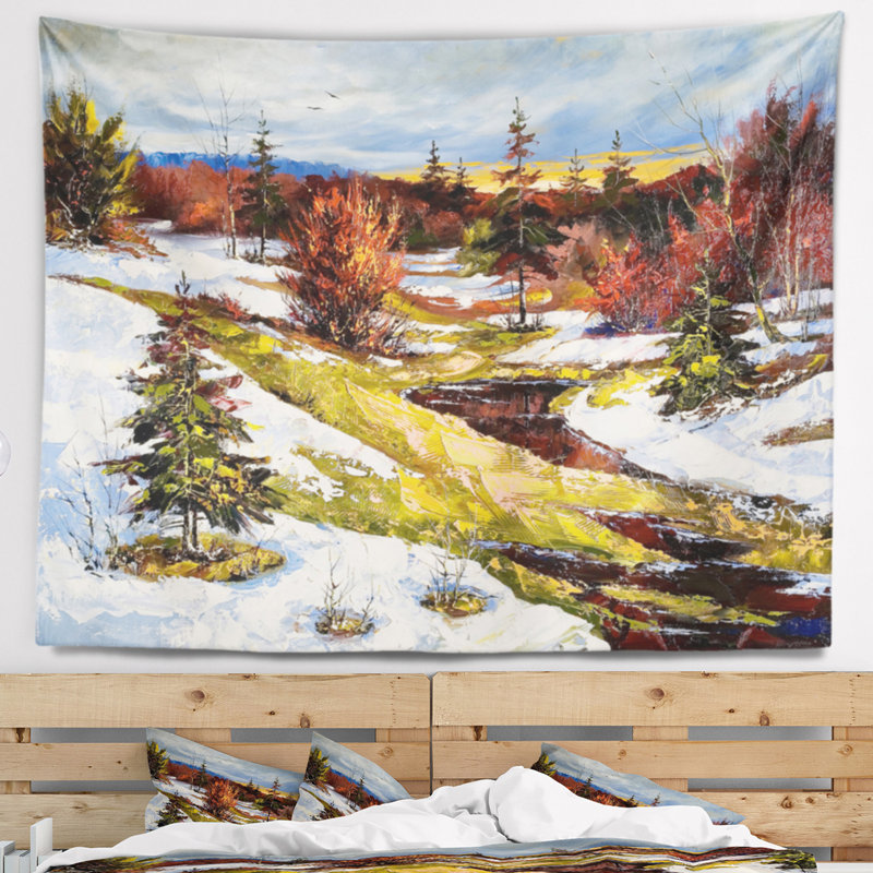 Polyester Tapestry, 32" H x 39" W