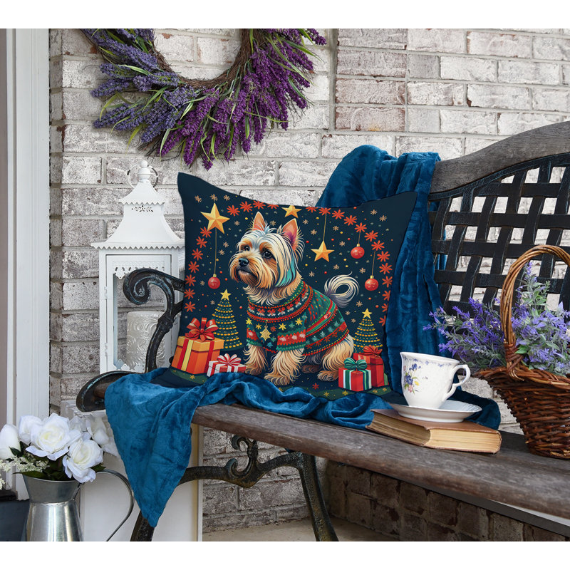 Coussin décoratif intérieur / extérieur Enchanted Christmas, 18 po x 18 po