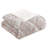 CEDAR COURT Hyde Damask Blush Polyester Plush/Sherpa Comforter Set-1418427701
