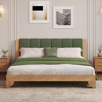 Mid Century Modern Bed With Headboard