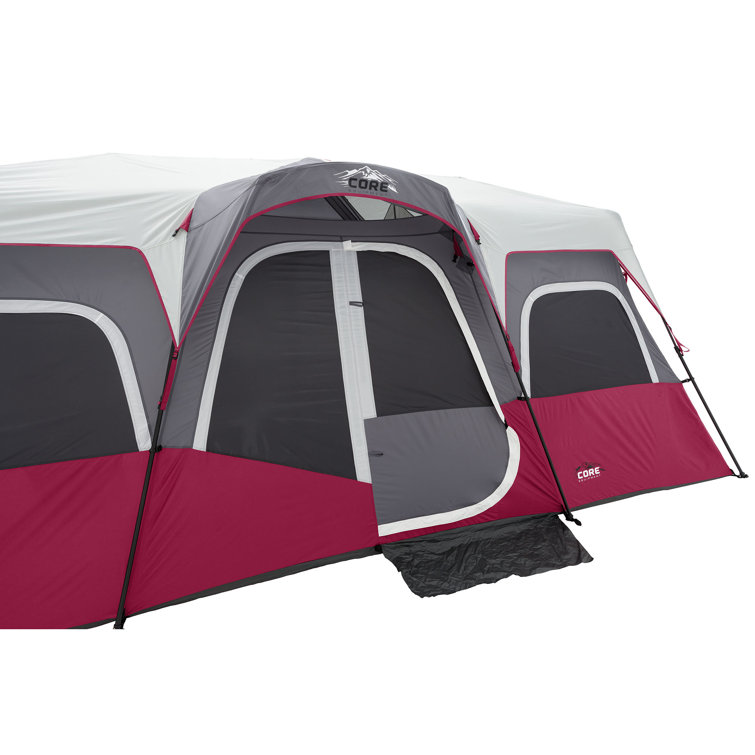 CORE Equipment - 12 Persons Straight Wall Cabin Tent- Camping Tent, Sports  Equipment, Hiking & Camping on Carousell