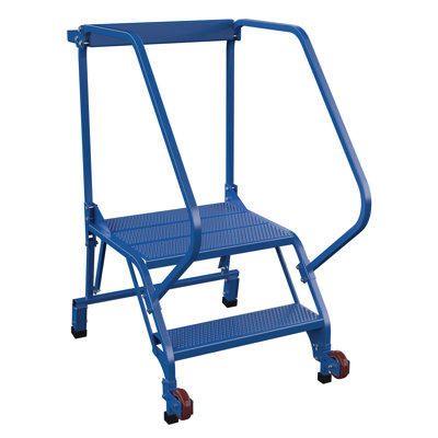 Bushey 2 - Step Steel Library Ladder