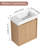 18.5'' Single Bathroom Floating Vanity with Resin Top-227447617