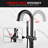 Sumerain Freestanding Bathtub Faucet, High Flow Single Handle Bathroom Floor Mount Tub Faucet With Handheld Shower-112298736