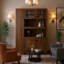 Armoire de rangement de garage extensible avec rangement coulissant et conception à plusieurs tablettes - Armoire utilitaire noyer / blanc-527995700