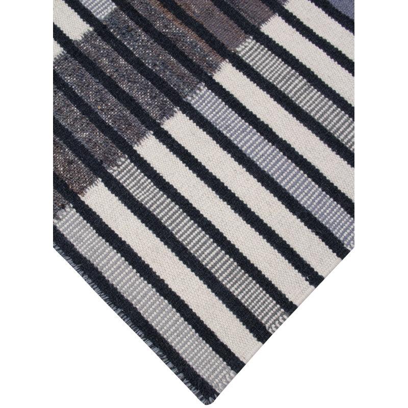 Ambarvale Geometric Hand Woven 160cm X 230cm Area Rug