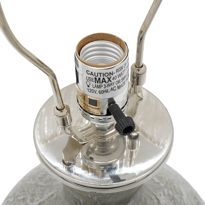 D15x23" Glass Table Lamp Bottel Shape