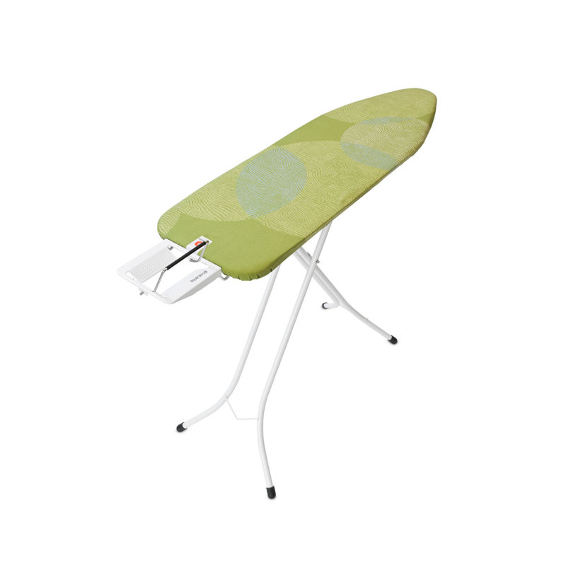 Brabantia Green Freestanding Ironing Board with Steam Iron Rest