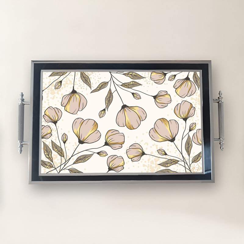 Élégant plateau en verre de 19,7 po x 11,4 po x 1,4 po | Fabrication 100% verre durable | Facile à nettoyer avec un chiffon humide | Idéal pour le service, la présentation décorative et l'organisation | Ajout élégant à la décoration intérieure