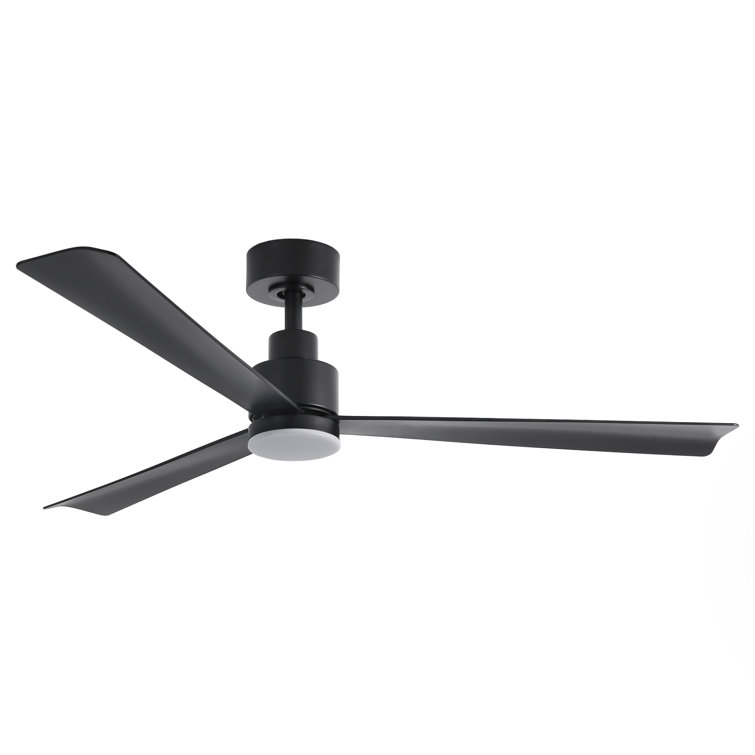52" 3 - Blade Ceiling Fan With LED Lights And Remote Control