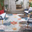 Tapis intérieur / extérieur gris / rouille / bleu marine Seekonk-1379267325