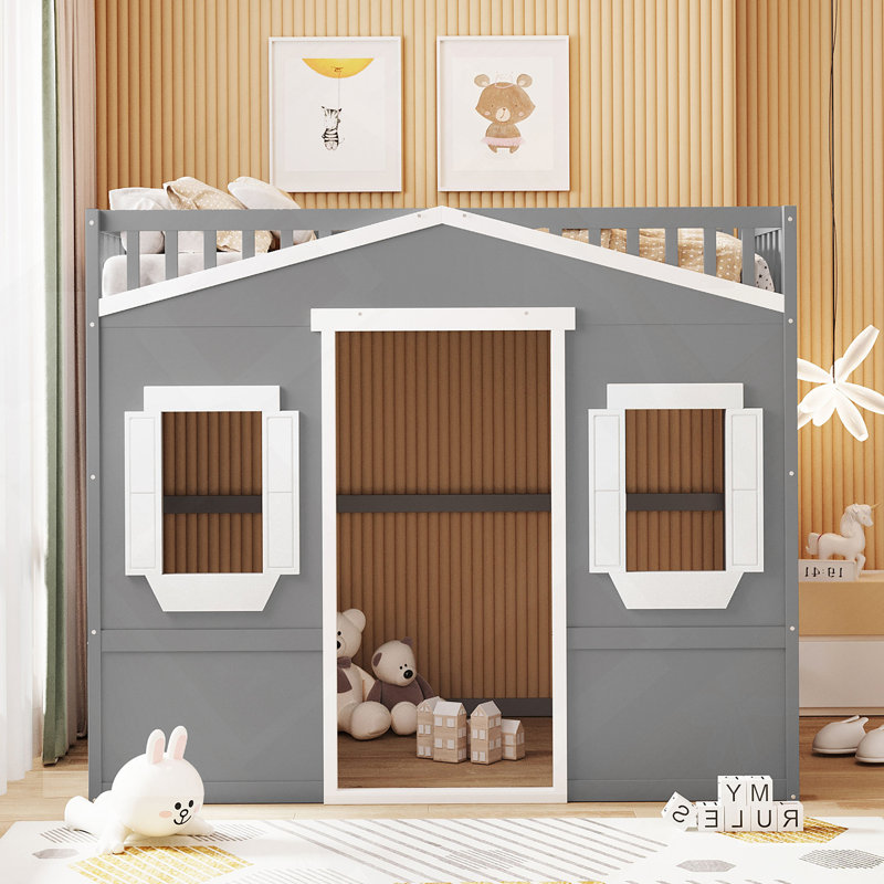 House Loft Bed With Ladder- Frame
