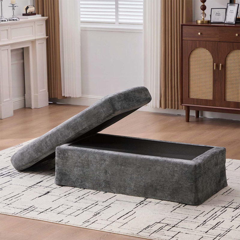 Banc rembourré Modern, Charcoal