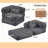 Folding Sofa Bed, Convertible Chair Bed - 2-in-1 Foldable Sleeper with Pillow-1503688147