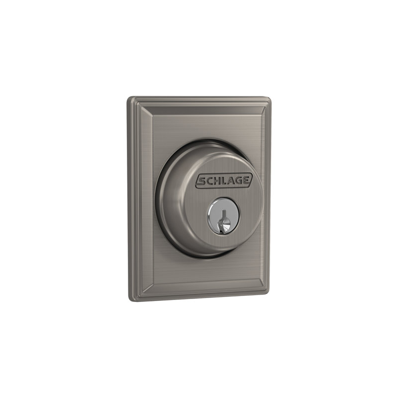 Grandville Single Cylinder Deadbolt, Yes, Satin Nickel