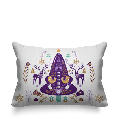 Coussin intérieur / extérieur Scandinavian Christmas Tree