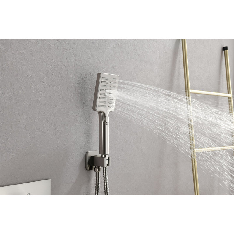 All-In-One Kit with Rough in-Valve, Brushed Nickel