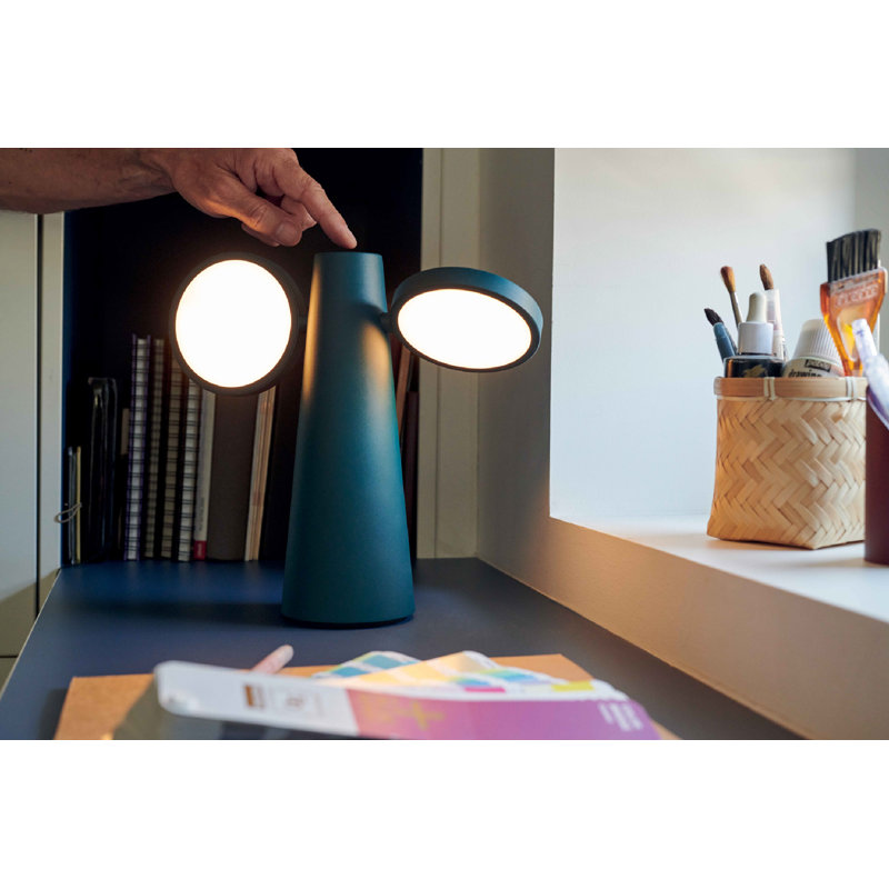 Oto LED Outdoor Table Lamp, Acapulco Blue