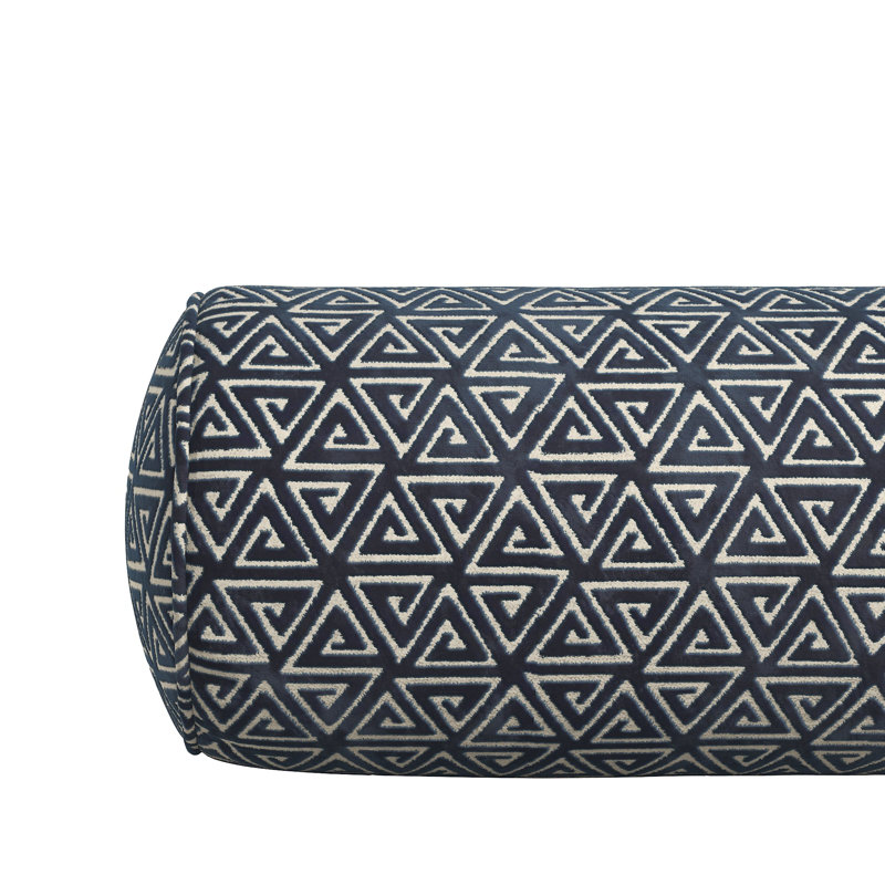 Coussin Porthcurno, H 9 po x l 48 po, Noir, noir, noir, noir