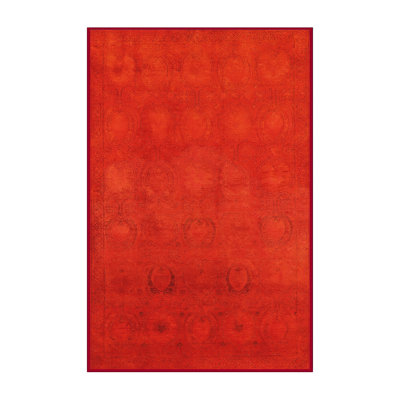 Tapis de style oriental rouge