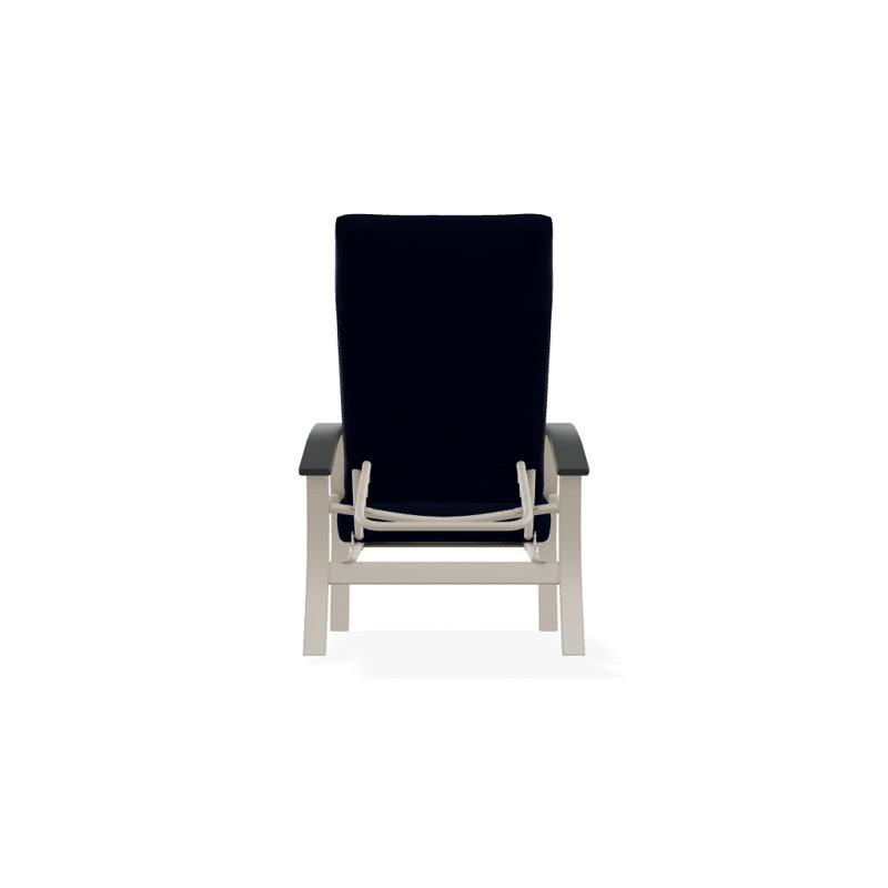 Chaise de patio inclinable avec coussins Askar, Aperçu de nuage, Kona texturé, Graphite classique P30