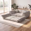 Canapé moderne rembourré avec coussins décoratifs pour salon, petit espace, sans compression-558142486