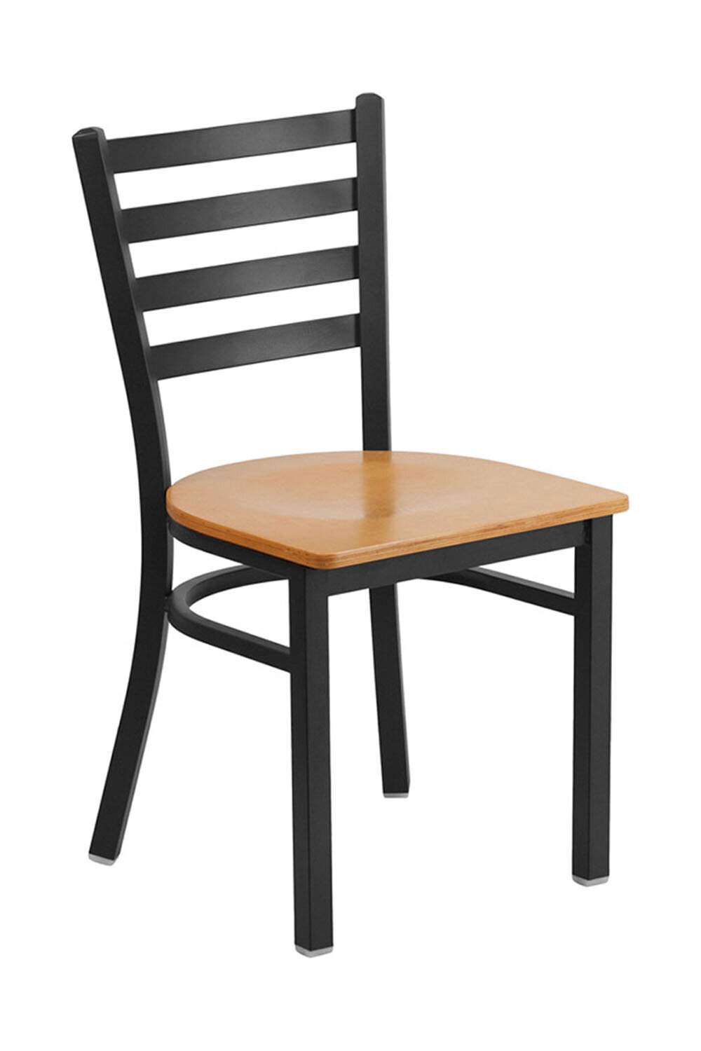 Amasya Ladder Back Side Chair (Set of 2) Lark Manor Color: Black