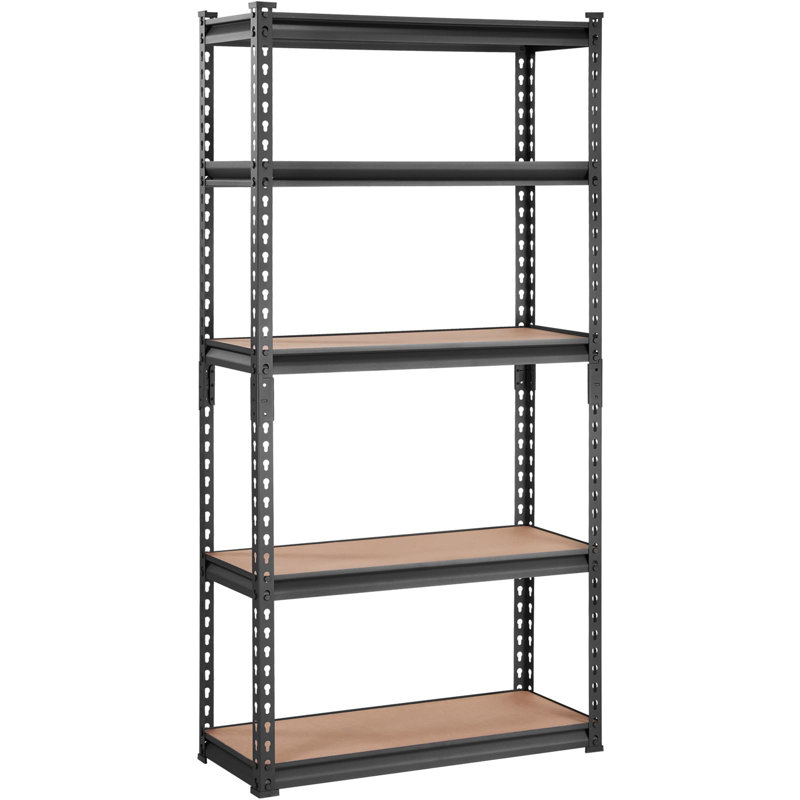 Steel Height -Adjustable Shelving Unit, 152.4cm H x 76.2cm W x 30.5cm D