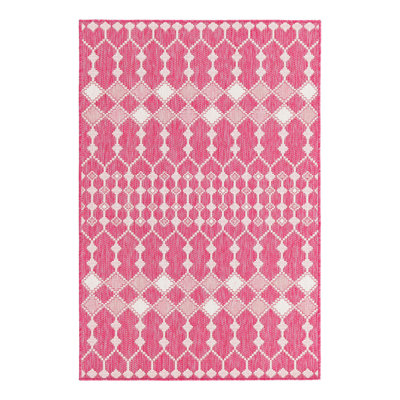 Tapis d'extérieur Magenta_Unique Loom Traliccio