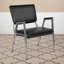 Hurshid 1000 lb. Rated Antimicrobial Bariatric Medical Reception Arm Chair with 3/4 Panel Back