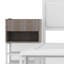 Lit plateforme en métal avec tablettes de rangement à deux niveaux, armoire de rangement en bois-962966365-962966366