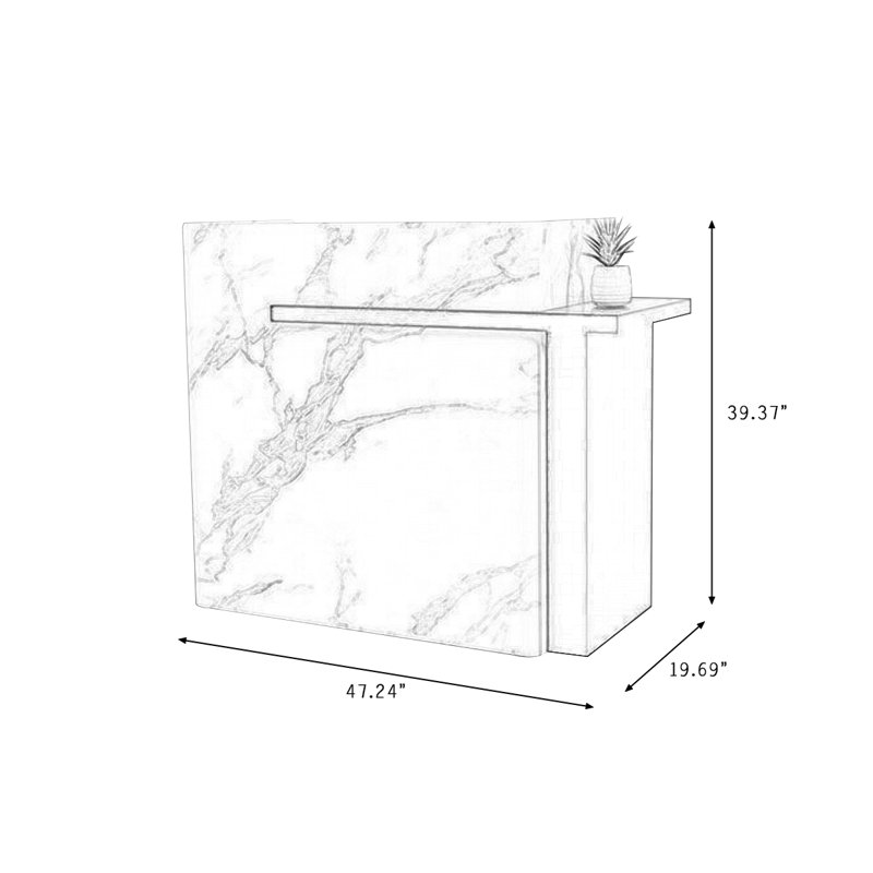 Bureau de réception Minimalist, L