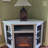 Clotile 45'' Electric Corner Fireplace TV Stand with Storage for TVs up to 55"-1763984709