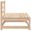 Brayden Studio Garden Sofas Armless 3 Pcs 70X70x67 Cm Solid Wood-680091823